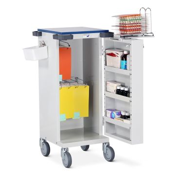 Blister Pack Compatible Trolley (MDS) - Four Frame Capacity - High Security Bolt Lock