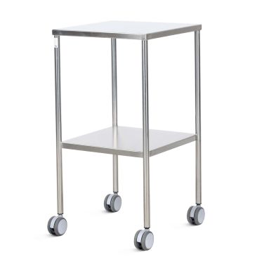 Dressing Trolleys - Stainless Steel - Fixed Shelves