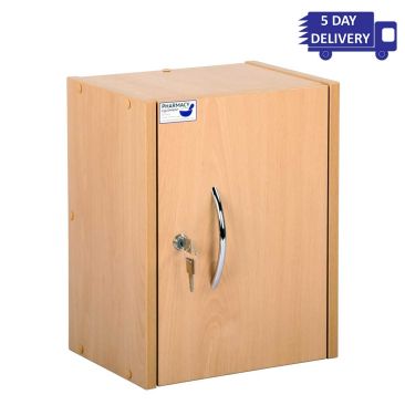 Wooden, Blister Pack Compatible Residents Own Medication Cabinet (MDS) - One Frame Capacity