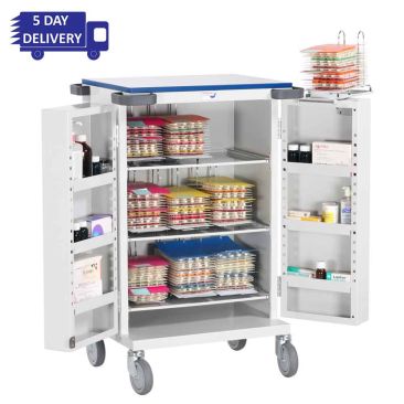 Blister Pack Compatible Trolley (MDS) - Nine Frame Capacity - High Security Bolt Lock