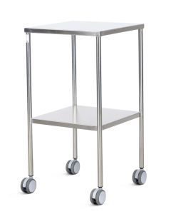 Dressing Trolleys - Stainless Steel - Fixed Shelves